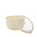 Set 3 caserole Kerma, Homla, 1L/2L/3L, plastic, ecru