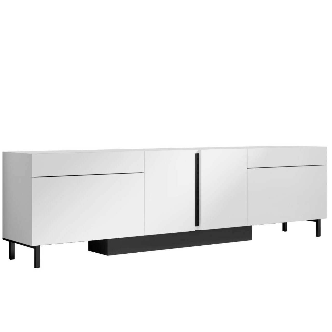 Comoda TV, Hanah Home, Paris, 180x50x32 cm, Alb - imagine 7