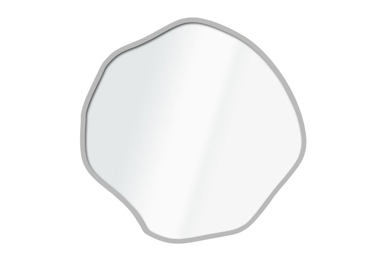 Oglinda decorativa, Lumisfera, Bowed 60 x 60, Argintiu - 1 | YEO