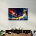Tablou decorativ, CAM-3088, Dimensiuni: 70 x 110 cm, Multicolor