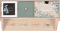 Cuier cu dulap Save the nature, 37.4x10x19.8 cm, lemn, multicolor