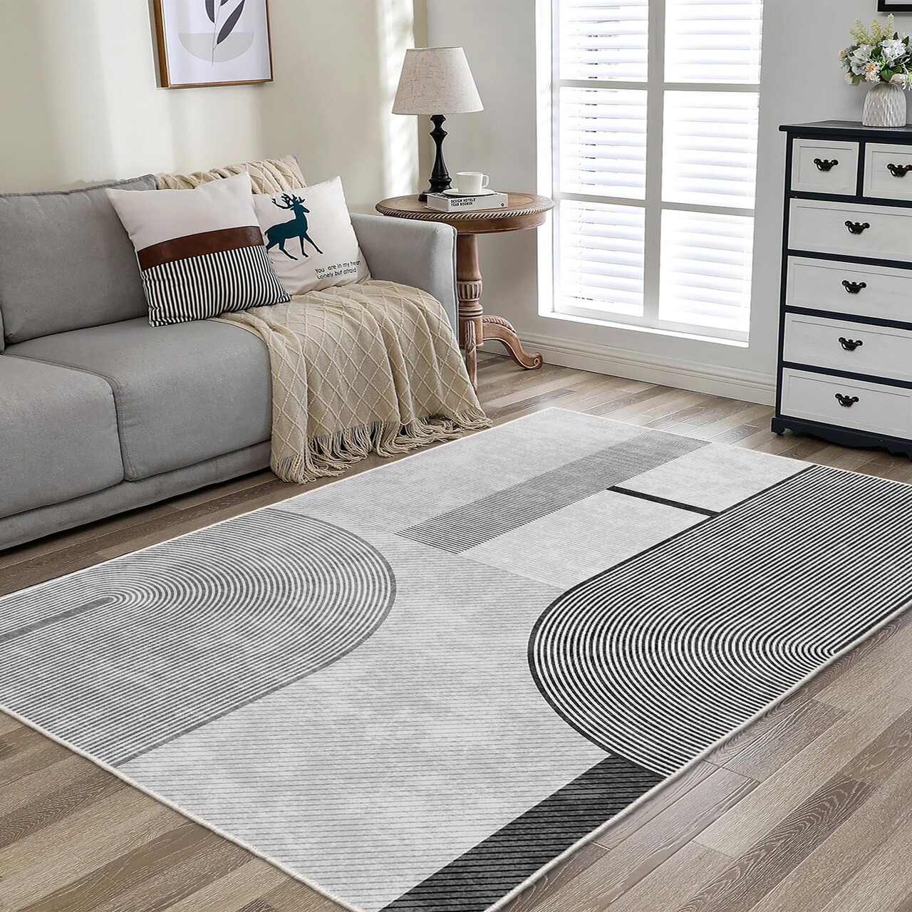 Covor (80 x 150), Infkece14, 80x150 cm, Gri - view 3