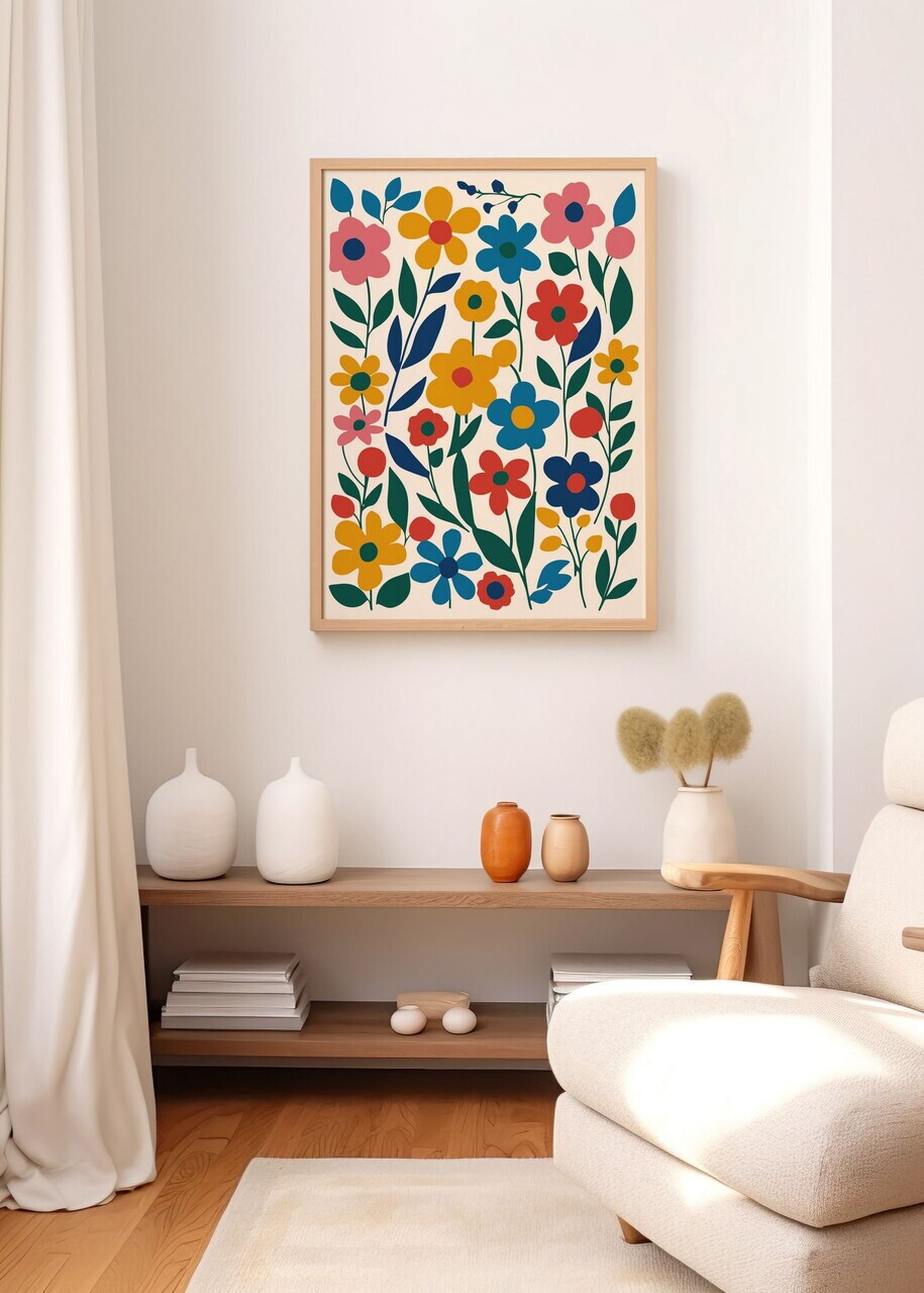 Tablou decorativ, Artnewclahsp41-3348, Lemn masiv, MDF, Multicolor