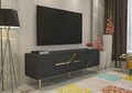 Comoda TV, Olivia, Dekolp5, Antracit / Aur