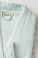 Halat de baie unisex, DC Home, Kimono, Bumbac, Verde menta