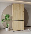 Dulap pentru haine, Hanah Home, Floransa 90, 90x210x52 cm, PAL, Stejar safir / Antracit