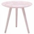 Masuta de cafea InArt, 44x40 cm, Pink