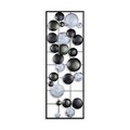 Decoratiune de perete, Camber, Metal, 90 x 32 x 4 cm, Multicolor