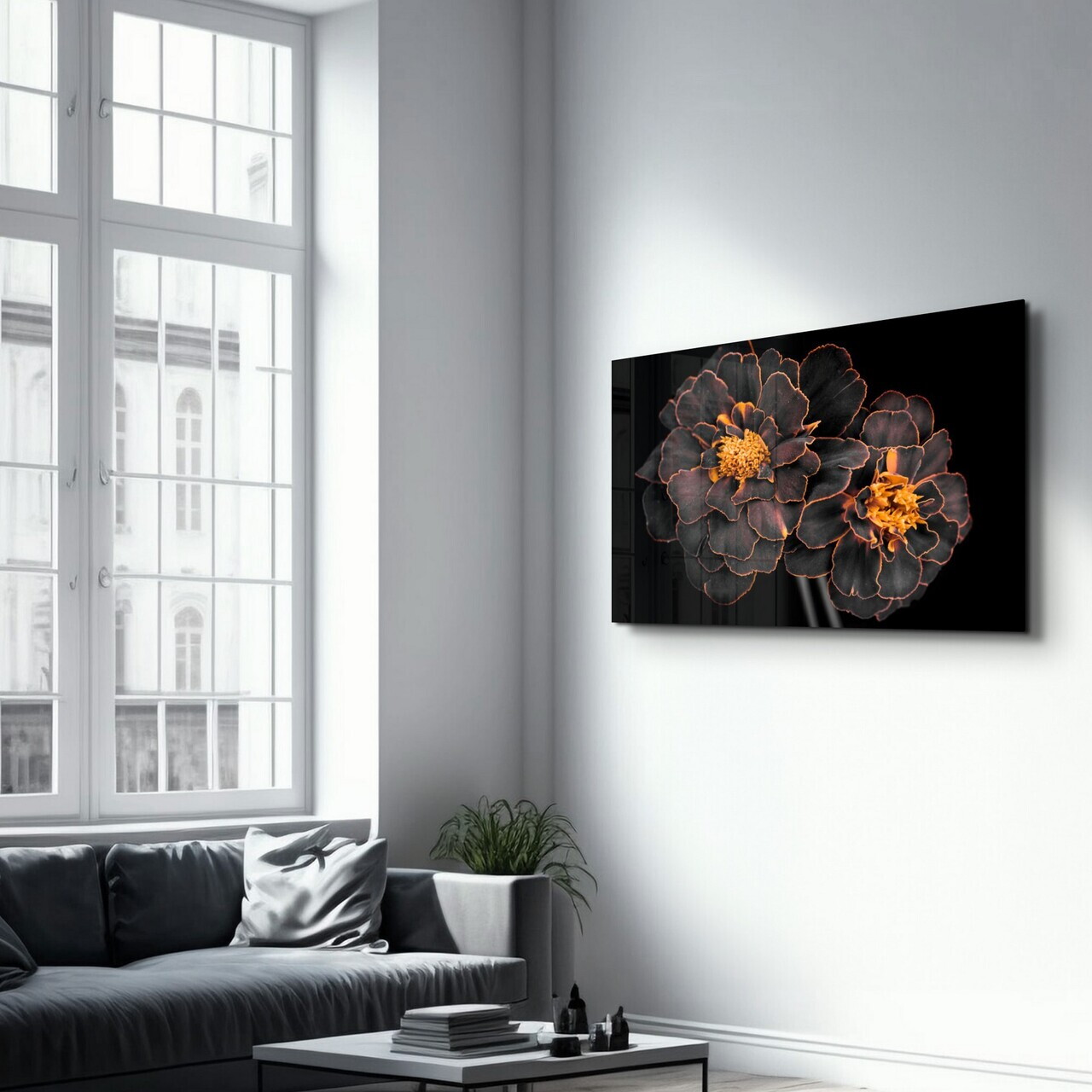 Tablou decorativ, OGLS-9012, Dimensiune: 35 x 55 cm, Multicolor — imaginea 4
