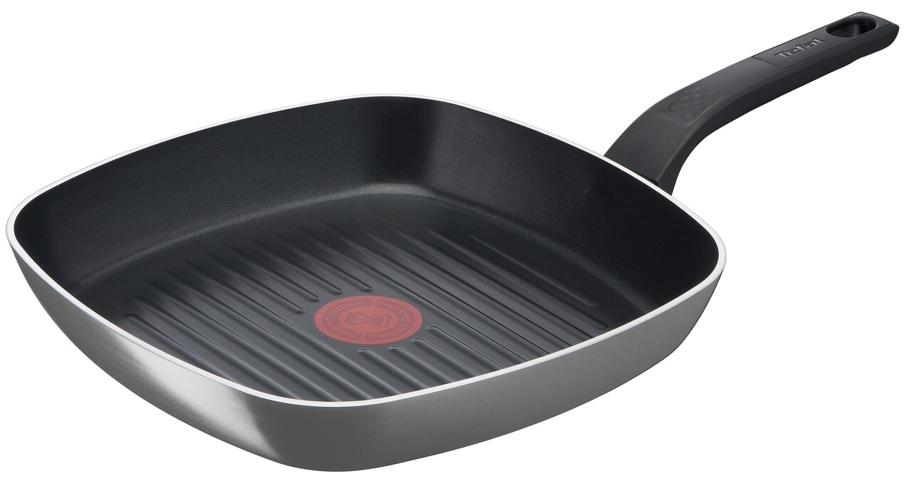 Tigaie Grill, Tefal, Easy Plus, 26 Cm Ø, Aluminiu