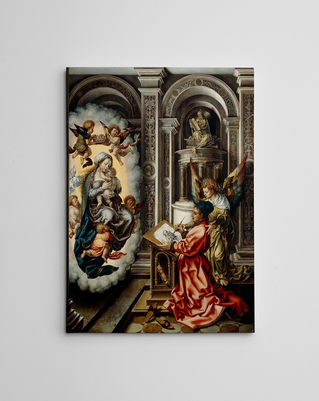 Tablou decorativ, WY310 (50 x 70), Amestec bumbac, Canvas imprimat, Multicolor — imaginea 3