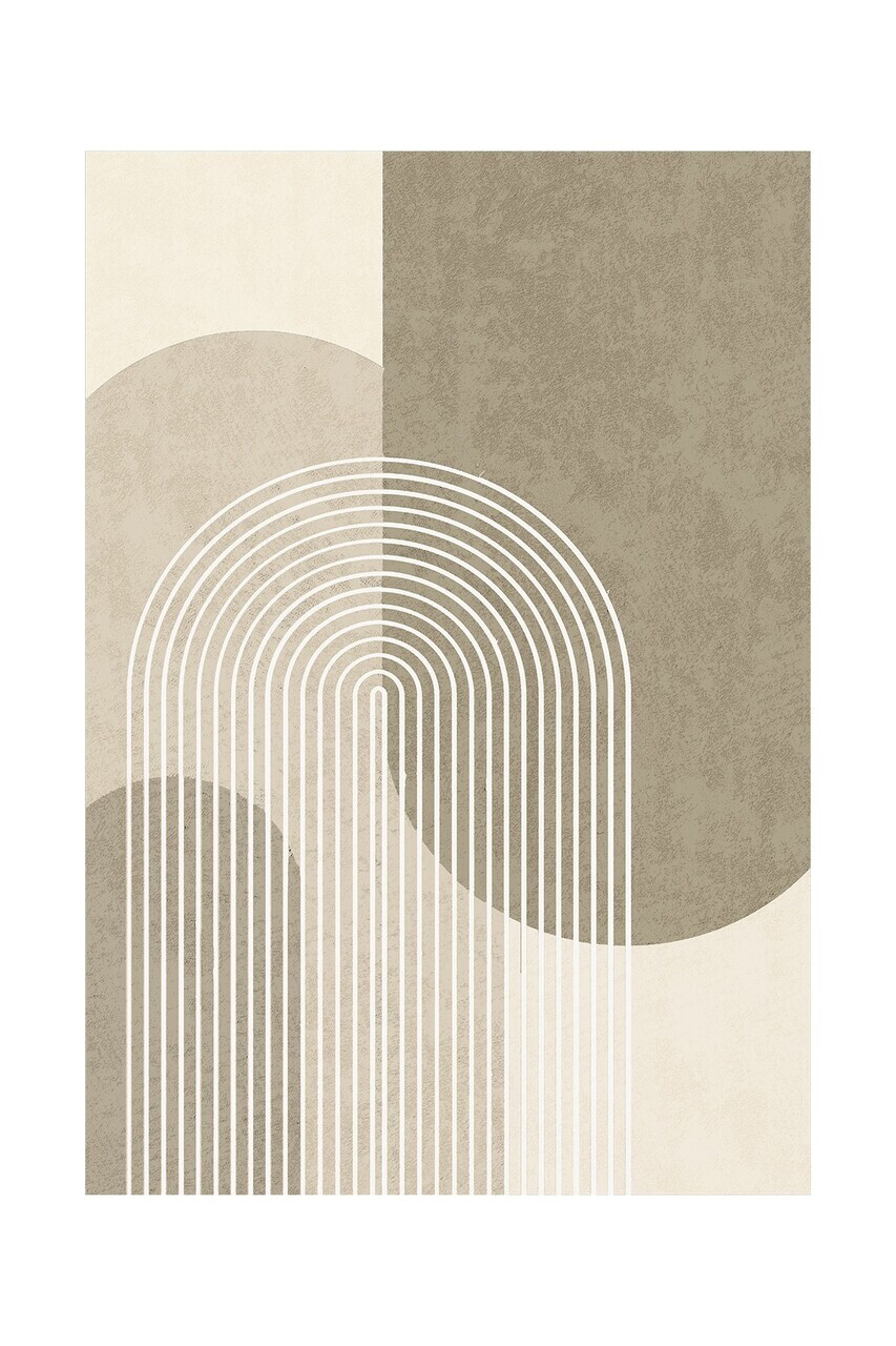 Covor, CLR-7184VİZON-21, 160x250 cm, Poliester, Bej — imaginea 2