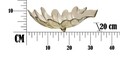 Platou decorativ Leaf, Mauro Ferretti, 33x20x11 cm, sticla reciclata