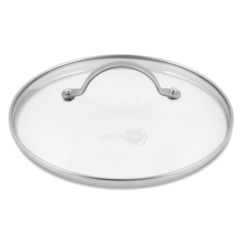 Capac, greenpan, universal, 20 cm Ø, sticla securizata/inox