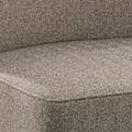 Fotoliu Abrazo, Homla, 75.5x71x86 cm, metal/poliester, maro