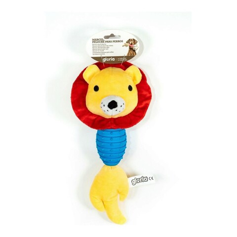 Jucarie cu sunet pentru caini marcel lion, gloria, 33 cm, poliester/cauciuc