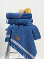 Set prosoape, Cotton Box, Denim, Bumbac/Poliester, Albastru