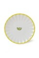 Set platouri servire, Hermia, 275KRM2618, Dimensiune: 27 cm (4 bucăți), Alb