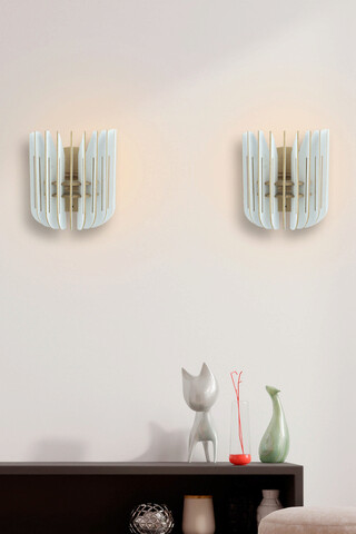 Aplica de perete, FullHouse, 390FLH2126, MDF  , Alb