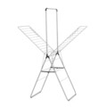 Uscator de rufe cu suport umerase, Brabantia, Hangon Metallic, 25 m capacitate de uscare, otel, gri metalizat