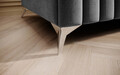 Bancheta, ELTAP, PU-LAU-04NU, Laurence, 132x64x36 cm, poliester, gri