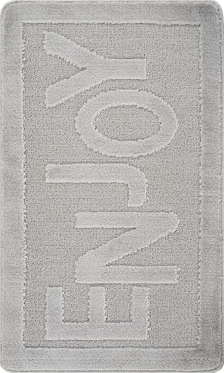 Covoras de baie, Cecilia, Enjoy, 60x100 cm, Polipropilena, Gri
