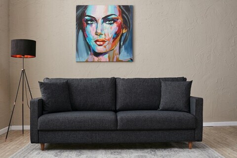 Canapea 3 locuri, Atelier del Sofa, 613LFS1190, Antracit