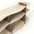 Consola, Hanah Home, Flusso, 170x65x30 cm, PAL, Travertin / Nuc
