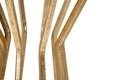 Masuta inalta Stick Glam , Mauro Ferretti, Ø 38x100 cm, fier, auriu