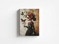 Tablou decorativ, YNS-1031-70 x 100, PÂNZĂ, Lemn, Multicolor