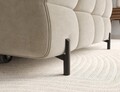 Coltar extensibil dreapta 3 locuri ELTAP, RT-18AU, Felro, 285x181x93 cm, lemn/poliester, bej inchis