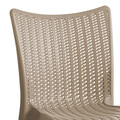Scaun de gradina Confident, Pakoworld, 50x55x83 cm, polipropilena, cappuccino