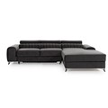 Coltar extensibil dreapta 3 locuri ELTAP, RT-04SO, Grayson, 278x205x92 cm, lemn/poliester, gri