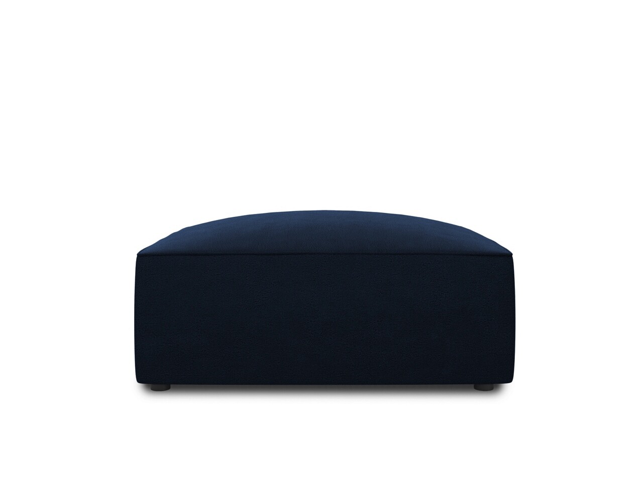 Taburet, Ruby, Micadoni Home, BL, 93x93x40 cm, catifea, albastru regal - 1 | YEO