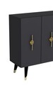 Consola, Olivia, Quart Ramada, Aur/Antracit