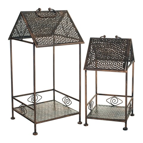 Set 2 suporturi pentru ghivece, Minia, Creaciones Meng, fier forjat