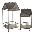 Set 2 suporturi pentru ghivece, Minia, Creaciones Meng, fier forjat