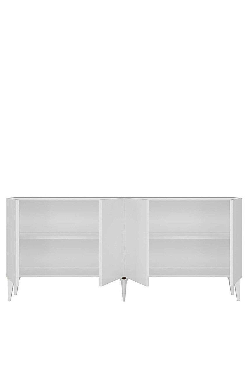 Consola, Hanah Home, Gumus 180, 180x79x32 cm, Alb — imaginea 7
