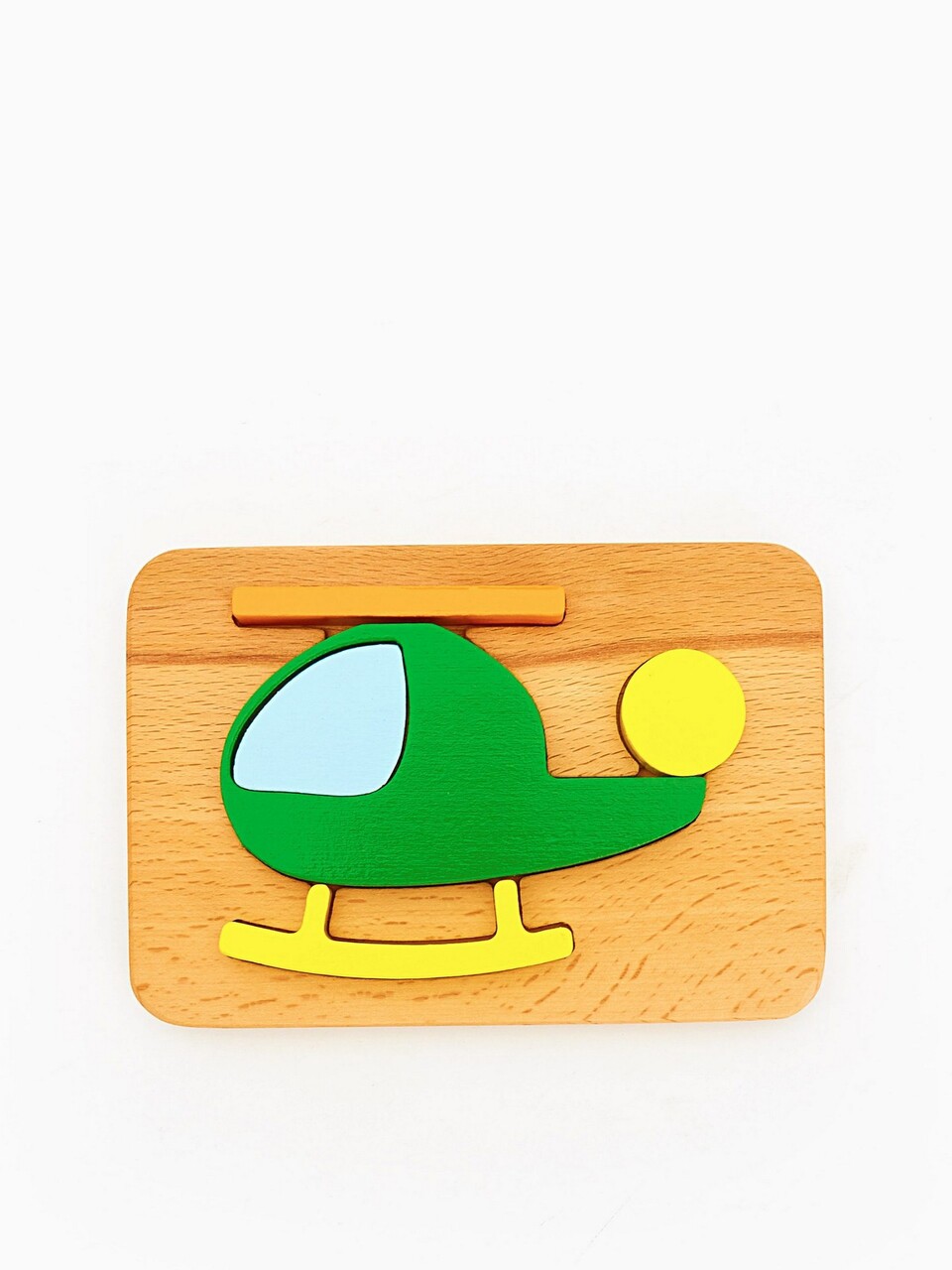 Jucarie pentru landou/carucior, Hanah Home, Helicopter, 23x16x3 cm, Verde galben - view 4