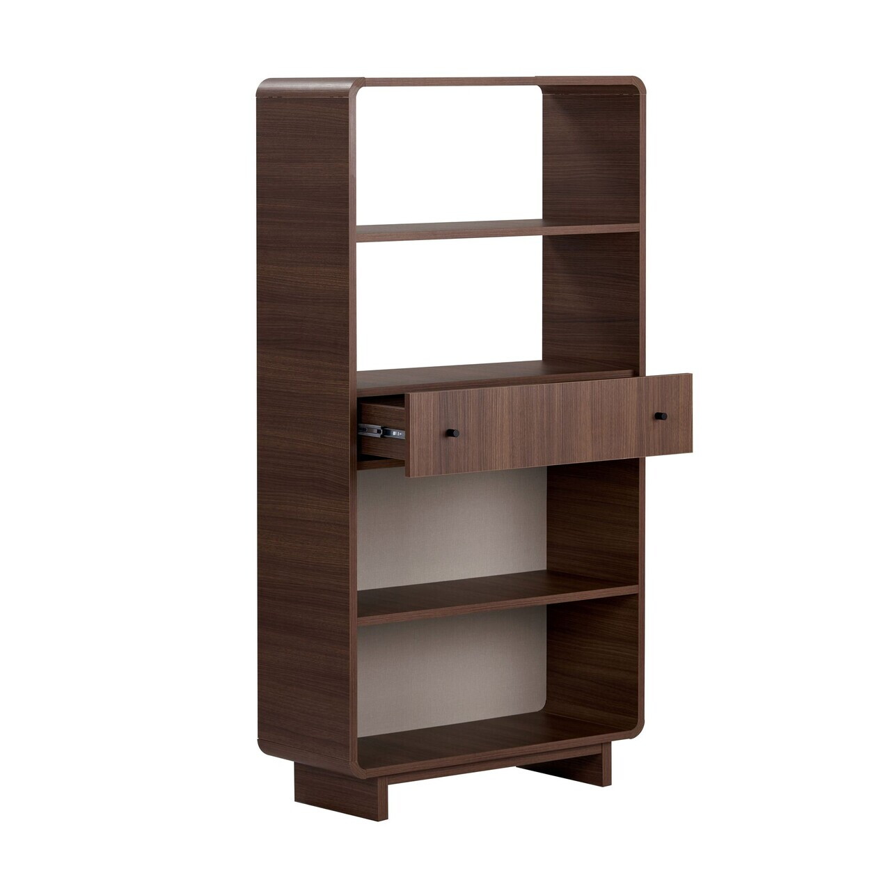 Corp biblioteca, Hanah Home, Senza, 78x153x34 cm, PAL, Maro — imaginea 5