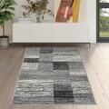 Covor Ungus, Decorino, 160x230 cm, polipropilena, gri/negru