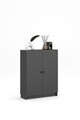 Corp biblioteca, Hanah Home, Bili3 Shelf 2 Lid, 80x105x28 cm, Antracit