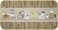 Covor pentru bucatarie, Olivo Tappeti, Carpet Queen 2, Jars, 50 x 130 cm, 80% bumbac, 20% poliester, multicolor