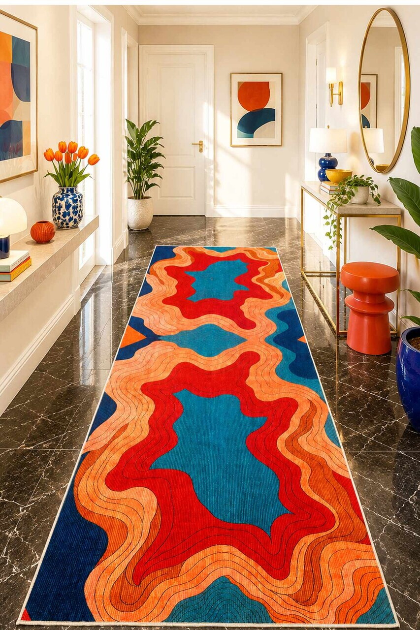 Covor, Jate, 100x300 cm, Multicolor