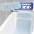 Covoras pentru cada cu perna lombara Maximex, Bath, 80x40x2 cm, poliester, albastru