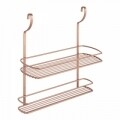 Polita dubla depozitare condimente City Copper, Metaltex, 13 x 38 x 35 cm, inox/invelis Polytherm, cupru