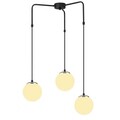 Lustra, Opviq, 892OPV1472, Metal, Alb/Negru