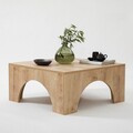 Masuta de cafea, Neostill, Collesium, 80x37x80 cm, PAL, Stejar