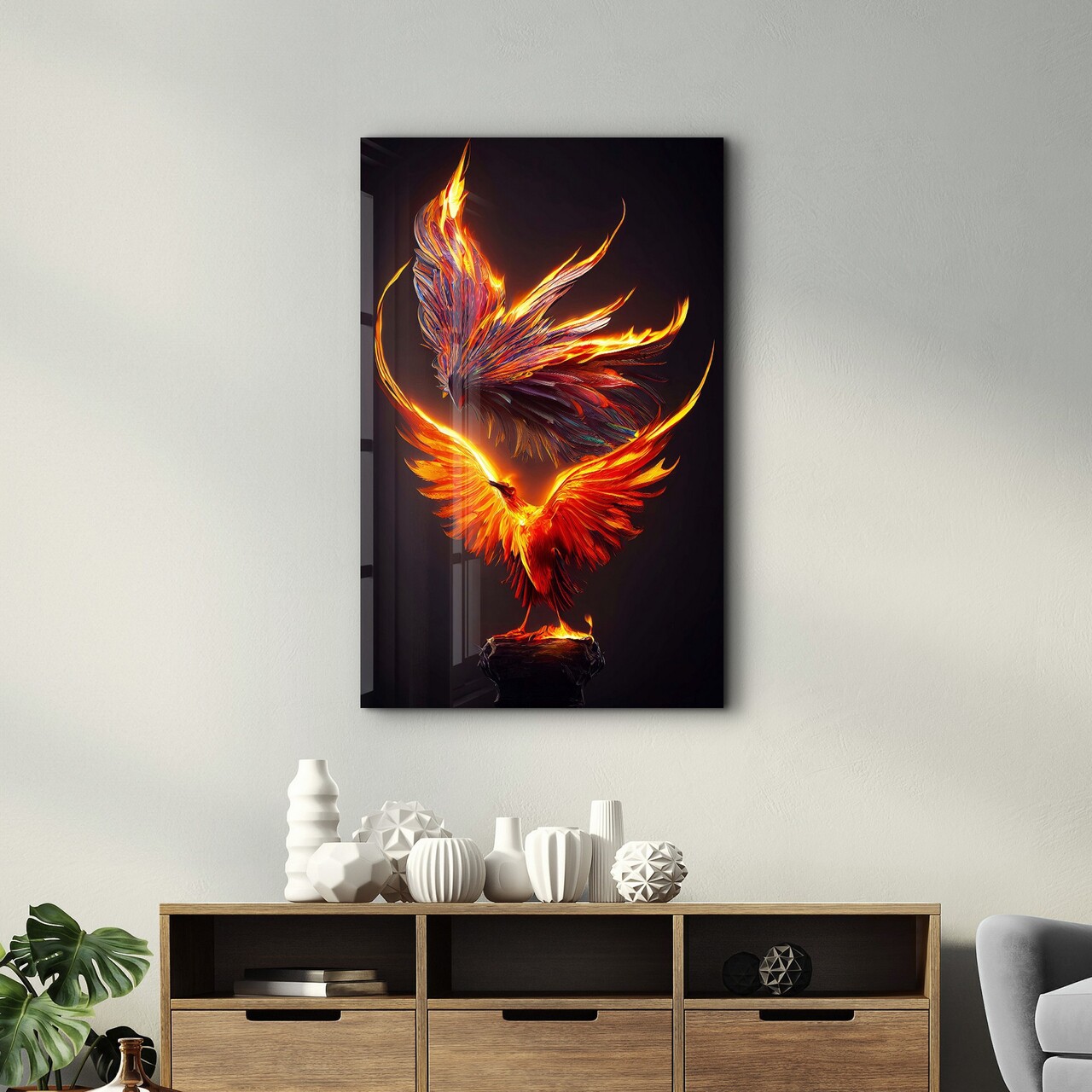 Tablou decorativ, SPR-1299, Dimensiuni: 70 x 110 cm, Multicolor - view 3