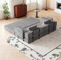 Canapea extensibila 3 locuri, Atelier del Sofa, 326NYR1153, Gri